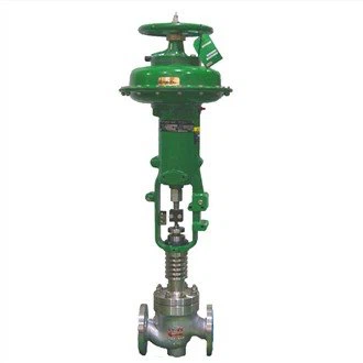 Пневматичен високотемпературен контролен клапан с една седалка